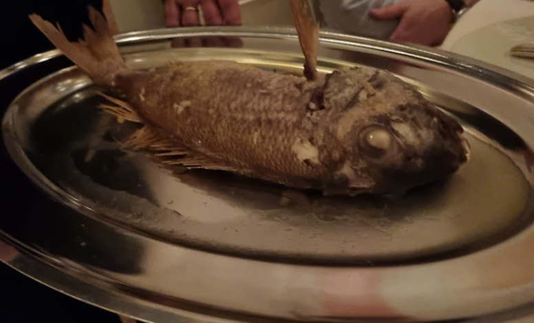 Costa Di Mare signature dishes Langoustines
Whole Roasted Branzino
Cuttlefish